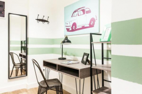 Colorful City-break studio in Athens city center
